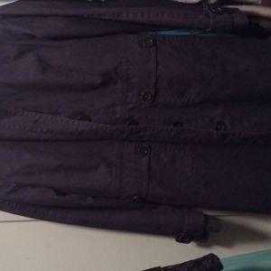 Gap Navy blue Cotton Cloth casual coat.